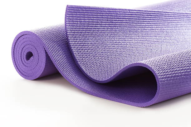 Exercise Mat Isolated  exercise mat stock pictures, royalty-free photos & images