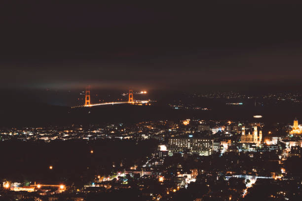 istock San Francisco and Golden Gate bridge at night time 1137062002