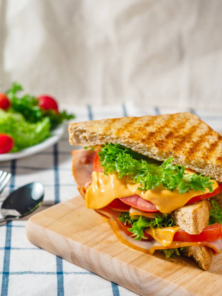 istock fresh and delicious croissants on checkered towel. 1137063974