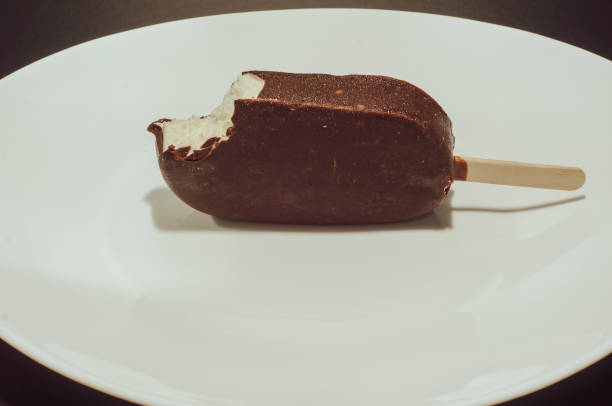 istock Eskimo. Sundae in chocolate. Ice cream on a stick. Cold dessert 1137067744