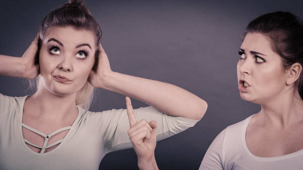 istock Two women having argue 1137074560