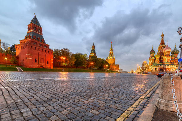 istock Moscow Kremlin, Vasilyevsky Descent near St. Basil's Cathedral. 1137082421