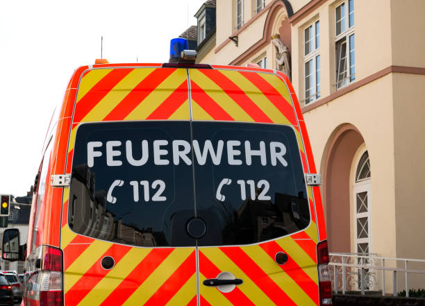 istock German ambulance vehicle on the street 1137085683
