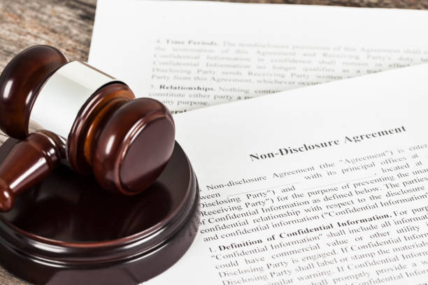 istock Non-Disclosure Agreement with Gavel 1137089586