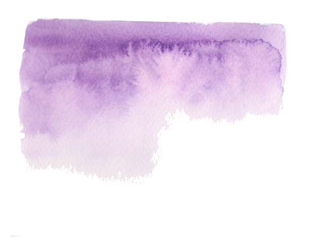 istock Abstract watercolor background in purple and violet colors 1137100767