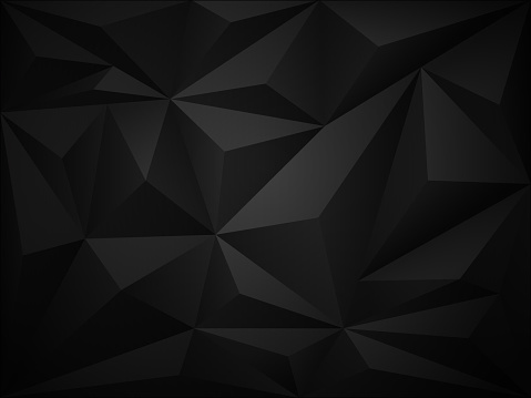 Dark polygon 3d background . Abctrsct futuristic backdrop .