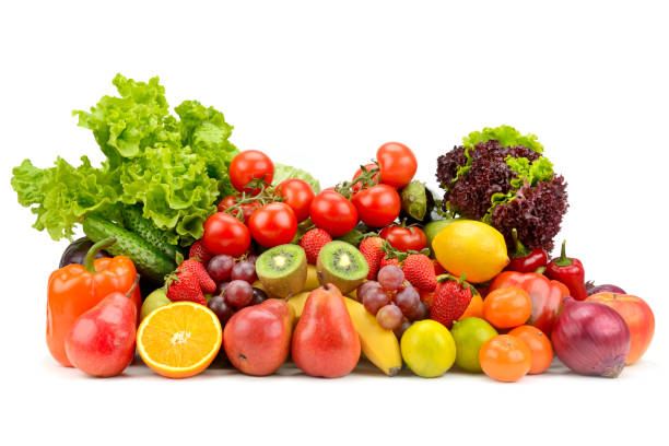 istock Variety healthy fruits, vegetables, berries 1137106864
