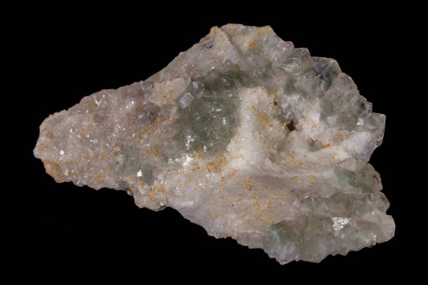 istock macro mineral fluorite stone on balck background 1137109255