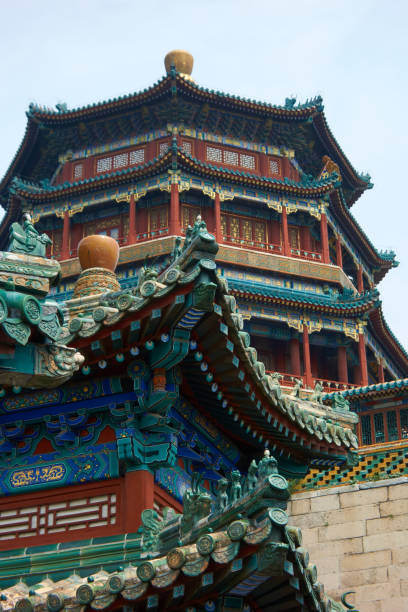 Tower of Buddhist Incense in the Summer Palace stock photo