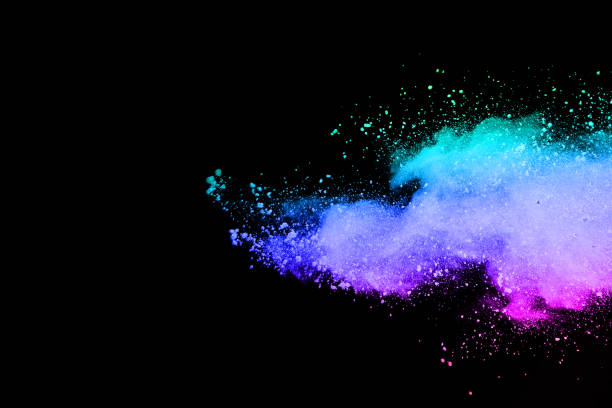 istock abstract colored dust explosion on a black background.abstract powder splatted background,Freeze motion of color powder exploding/throwing color powder, multicolored glitter texture. 1137111214