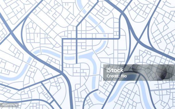 도시 도시의 거리도로 추상 지도 지도에 대한 스톡 벡터 아트 및 기타 이미지 - 지도, 도시지도, 도로지도