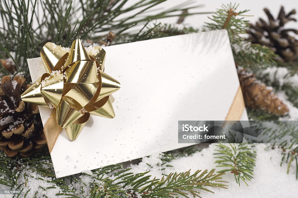 Weihnachten Grußkarte - Lizenzfrei Ast - Pflanzenbestandteil Stock-Foto