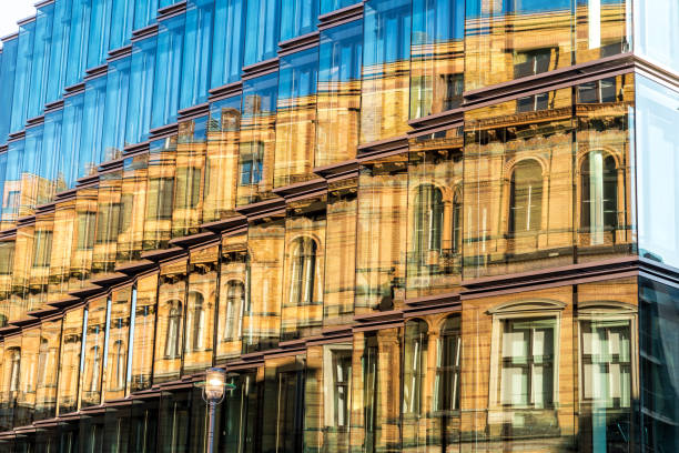 istock Modern glass office building in Berlin 1137119741