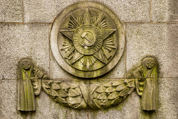 istock USSR Emblem at Treptower Park in Berlin. Germany 1137119765