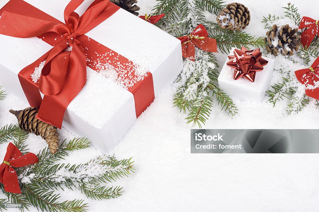 Regali di Natale - Foto stock royalty-free di Ago - Parte della pianta