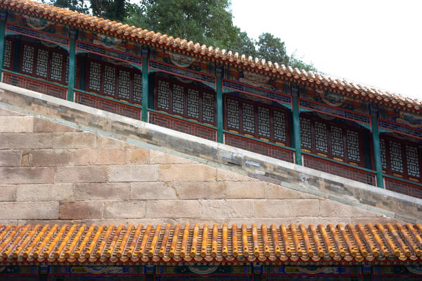 Staircase in the Summer Palace stock photo