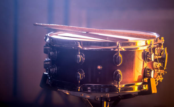 istock snare drum with sticks on a beautiful colored background 1137140707