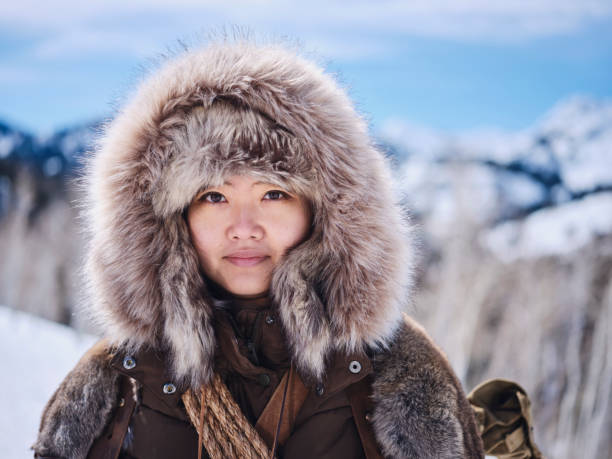 istock Woman Winter Snowshoeing Explorer 1137143809