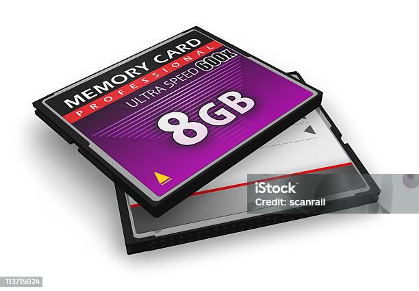 High Speed Compactflash Memory Cards Stock Photo - Download Image Now - Byte, Camera - Photographic Equipment, Color Image