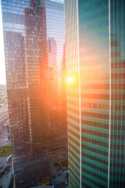istock Business Center with modern Skyscrapers 1137162611