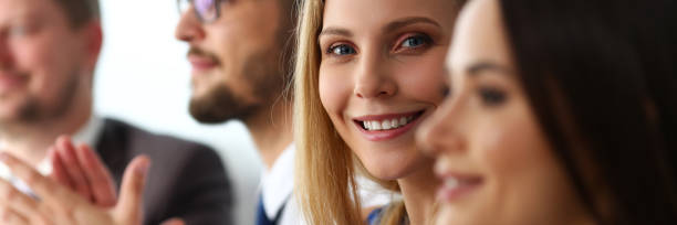istock Group of people clap their arm in row 1137174905