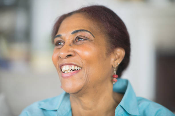 istock Laughing senior woman 1137175272