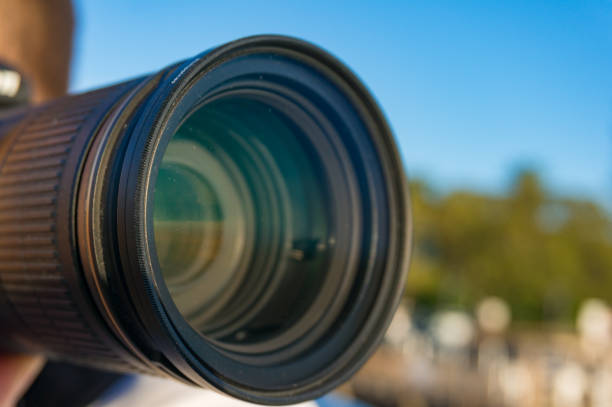istock Close up of camera lense 1137203858