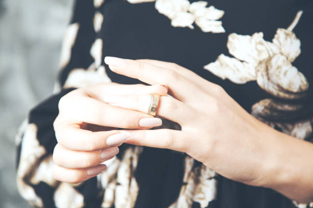 istock young woman hand married ring 1137230897