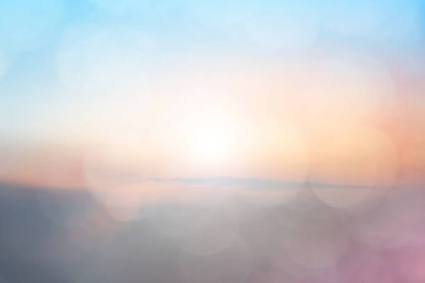 istock Abstract double exposure of blurred beautiful. 1137232445