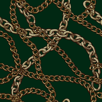 A snazzy seamless baroque gold chain pattern for all your late 80s vintage needs. Put it on your silk scarves and shirts!