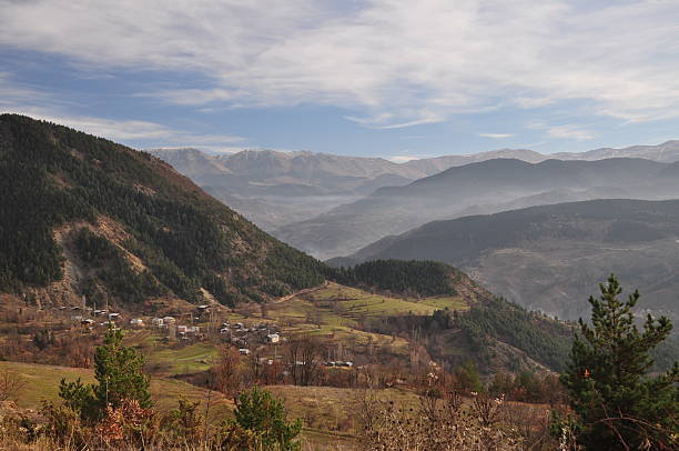 Kaçkar Mountains landscape stock photo