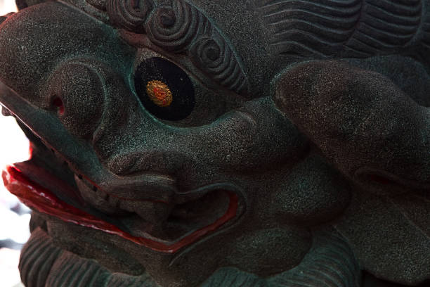 istock China, religion, stone lion, stone lion 1137238915