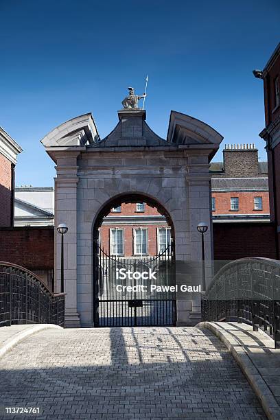 Dublin Zamek Gate - zdjęcia stockowe i więcej obrazów Architektura - Architektura, Bez ludzi, Dublin - Irlandia