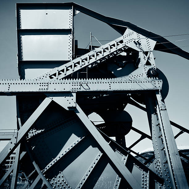 istock Close-up of Old metal bridge 113724938