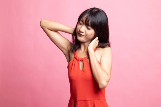 istock Sleepy young Asian woman yawn. 1137249616