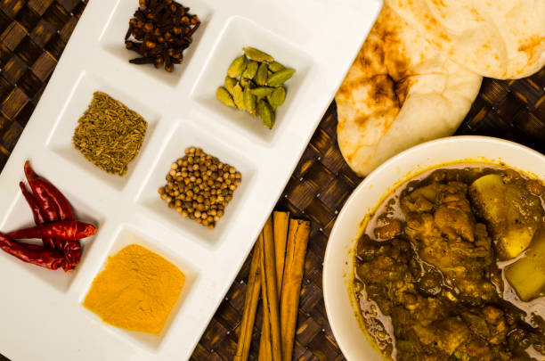 istock Indian curry made by mixing spices 1137251557