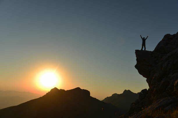 istock The Adventures of a brave and determined man 1137253439
