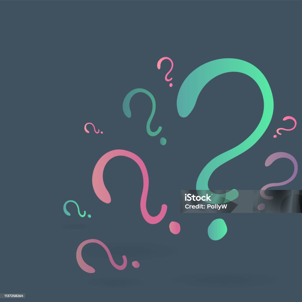 Colorful Questions. Sign Question Signs Colorful Vector Illustration Stock Illustration ...