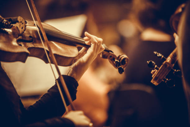 istock Woman performing on a violin 1137260061
