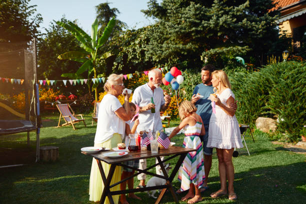 istock Family Celebrating 4th of July 1137270247