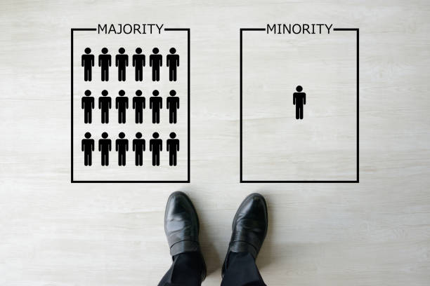 istock Business concepts, majority and minority 1137272912