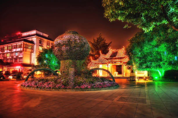 Chengdu Town Square, China taken in 2011