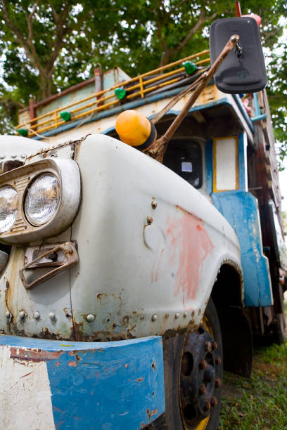 istock Fragment of an old rusty truck. 1137276002
