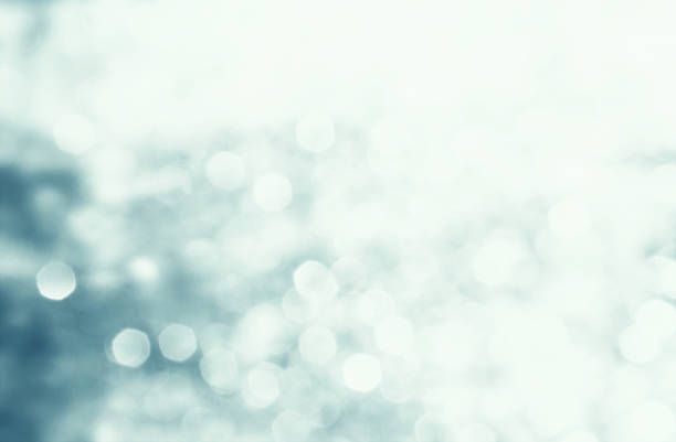 istock Winter seasonal bokeh blue background 1137281216
