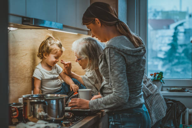 istock Family time in kitchen 1137281523
