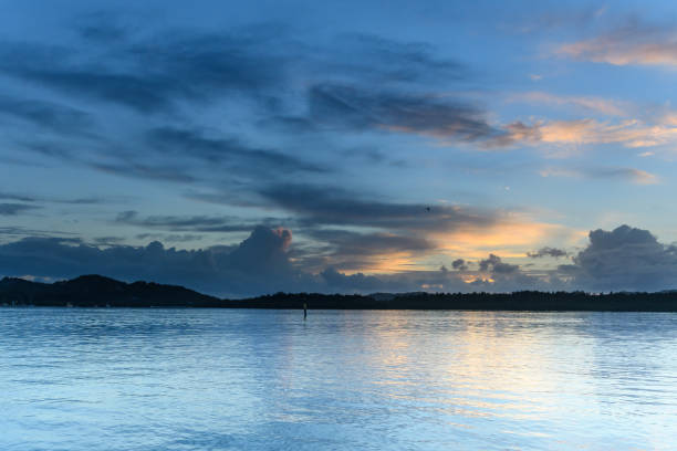 istock Blue Hour and Birds over the Bay 1137284447