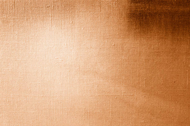 golden canvas texture background - brown paper imagens e fotografias de stock