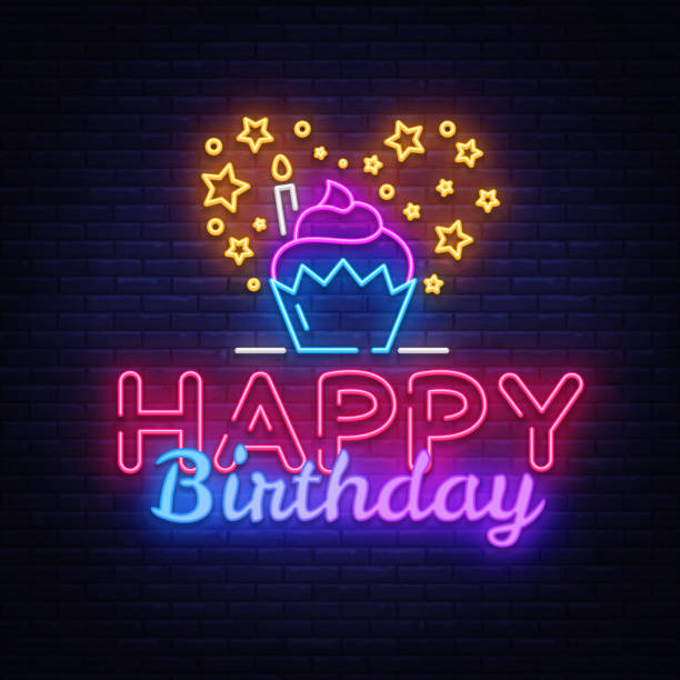 istock Happy Birthday neon sign vector design template. Happy Birthday neon logo, light banner design element colorful modern design trend, night bright advertising, bright sign. Vector illustration 1137294971