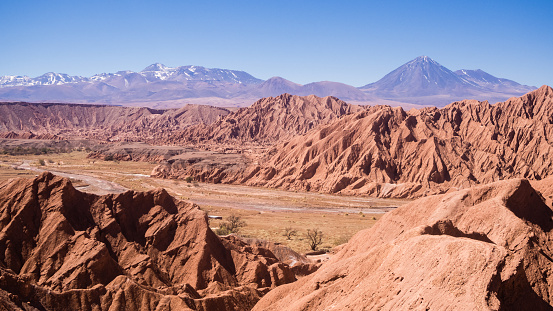 View of the San Pedro River in San Pedro de Atacama, Atacama Desert, Chile