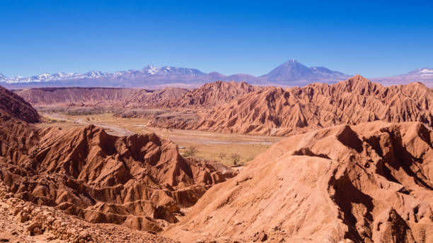 View of the San Pedro River in San Pedro de Atacama, Atacama Desert, Chile View of the San Pedro River in San Pedro de Atacama, Atacama Desert, Chile atacama region stock pictures, royalty-free photos & images